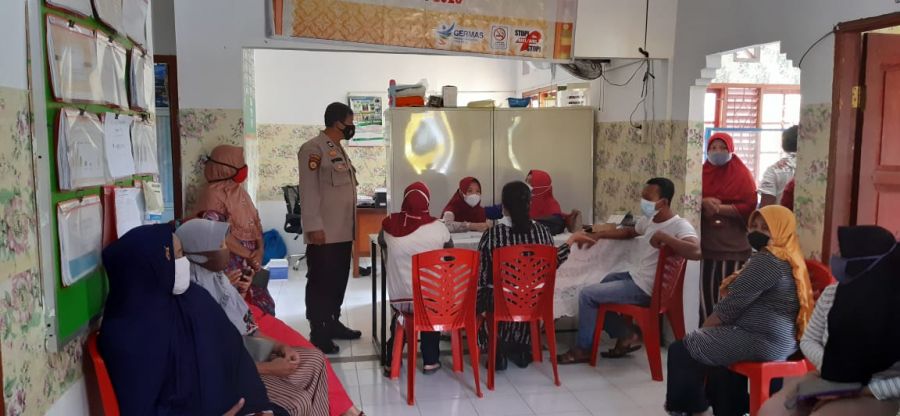 Polsek TPTM Jemput Bola Vaksinasi Covid-19 untuk Lansia, Toga dan Tokoh Masyarakat