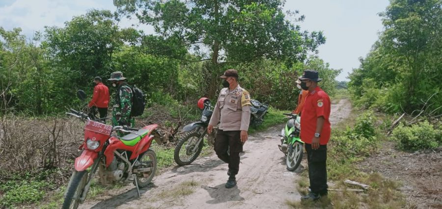 Polsek TPTM Rohil Gelar Patroli Terpadu Antisipasi Karhutla  
