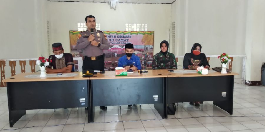 Rapat Koordinasi dalam rangka Harkamtibmas dan Percepatan Vaksinasi Pada Bulan Ramadhan di TPTM Rohil