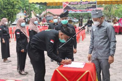Rahmat Pantun Resmi Pimpin BRCN Kecamatan Tanah Putih Tanjung Melawan